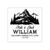 山素朴とパインズ結婚差出人住所ル ラバースタンプ (インプリント)