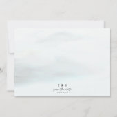 山素朴と木の水色ほこりっぽい青 セーブザデート (裏面)