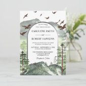 山素朴と松の木結婚林 招待状 (スタンド正面)