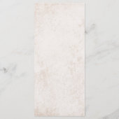 山素朴と松の結婚メニュー メニュー (裏面)