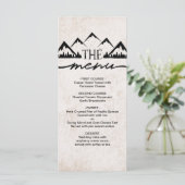 山素朴と松の結婚メニュー メニュー (スタンド正面)