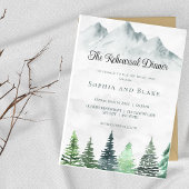 山素朴と森の水の色のリハーサル 招待状