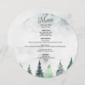 山素朴と森の水の色丸 メニュー (正面/裏面)