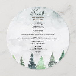 山素朴と森の水の色丸 メニュー