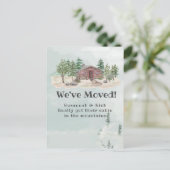 山素朴のキャビン引っ越しました 案内ポストカード (スタンド正面)