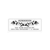 山素朴のシンプル差出人住所 セルフインキングスタンプ (デザイン)