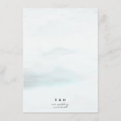 山素朴のハネムーンファンドほこりっぽい青 エンクロージャーカード (裏面)