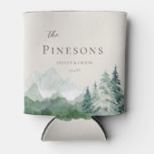 山素朴の冒険が結婚式の引き出物 缶クーラー (正面)