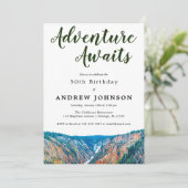 山素朴の冒険が誕生日パーティーを待つ 招待状 (スタンド正面)