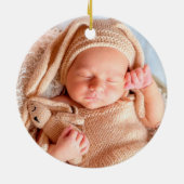 山素朴の初めてのクリスマス セラミックオーナメント (裏面)