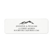 山素朴の新婦結婚 ラベル (正面)