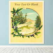 山素朴の景色 キャンバスプリント (インサイチュ (ウッドフロア))