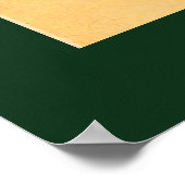 山素朴の景色 ポスター (角)