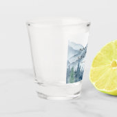 山素朴の森の水の色結婚の形見 ショットグラス (左)