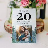 山素朴の結婚テーブル番号(写真5x7)