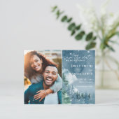 山素朴の結婚予算は日付カードを保存 ポストカード (スタンド正面)