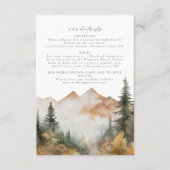 山素朴の結婚詳細エンクロージャカード エンクロージャーカード (正面)