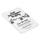 山素朴の野外結婚式が日付を救う マグネット (右側)