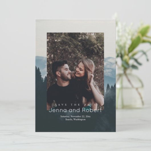 山素朴写真の結婚式の日付を保存 セーブザデート (スタンド正面)