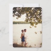 山素朴小屋の結婚式の日付を保存 セーブザデート (裏面)