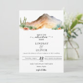 山素朴山 |砂漠結婚の 招待状 (スタンド正面)