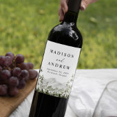 山素朴常緑林結婚の ワインラベル