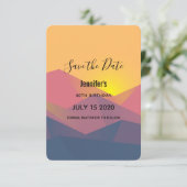 山素朴形幾何学最小主義誕生日 セーブザデート (スタンド正面)