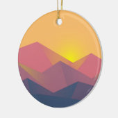 山素朴形極小主義 セラミックオーナメント (左)