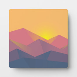 山素朴形極小主義 フォトプラーク