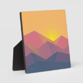 山素朴形極小主義 フォトプラーク (正面)