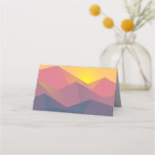 山素朴形極小主義 プレイスカード (裏面)