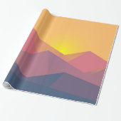 山素朴形極小主義 ラッピングペーパー (アンロールド)