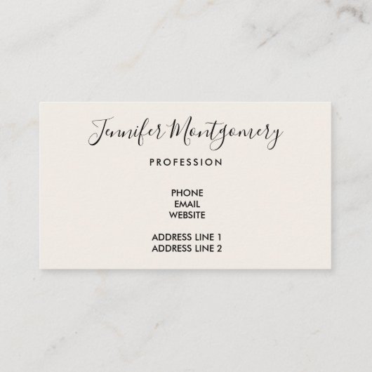 山素朴形極小主義 名刺 (裏面)