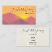 山素朴形極小主義 名刺 (正面/裏面)