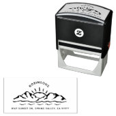 山素朴手引きカスタム差出人住所 セルフインキングスタンプ (インサイチュ)