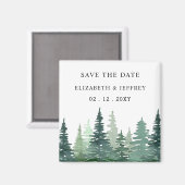 山素朴松の日付磁石を保存 マグネット (正面/裏面)