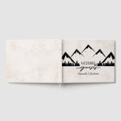 山素朴松モノグラ結婚ム ゲストブック (全面)