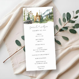 山素朴松林木馬小屋プログラム サンキューカード