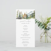 山素朴松林木馬小屋プログラム サンキューカード (スタンド正面)