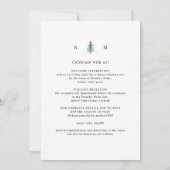 山素朴松詳細 招待状 (裏面)