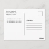 山素朴林のはが結婚き写真 ポストカード (裏面)