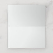 山素朴林の水の色結婚の プレイスカード (内部開封)