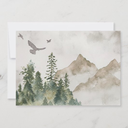 山素朴林の結婚式の日付を保存 セーブザデート (裏面)