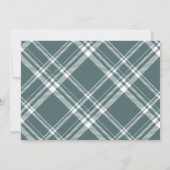 山素朴林アドベンチャーグリーンベイビーシャワー 招待状 (裏面)