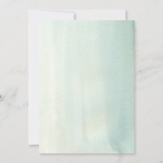 山素朴林エバーグリーン結婚ツリー 招待状 (裏面)