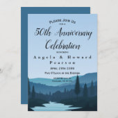 山素朴林ストリーム50周年記念 招待状 (正面/裏面)