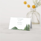 山素朴林パイン結婚ズテーブルN プレイスカード (裏面)