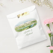 山素朴水色の結婚抱き枕 フェイバーバッグ (封をした状態)