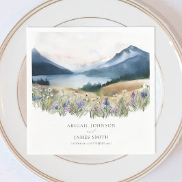 山素朴結婚の スタンダードカクテルナプキン