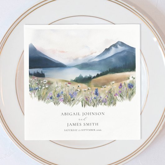 山素朴結婚の スタンダードカクテルナプキン